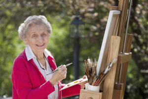 In-Home Care: Senior Art Therapy in Lowell, MI