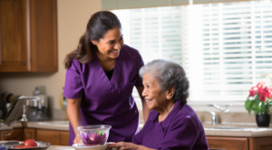 Senior home care helps senior age in place safely.