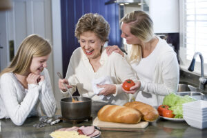 Home care assistance can help seniors with meal prep and support to ensure they eat enough.