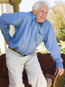 Home care assistance helps aging seniors with mobility and back issues with daily activities and support.